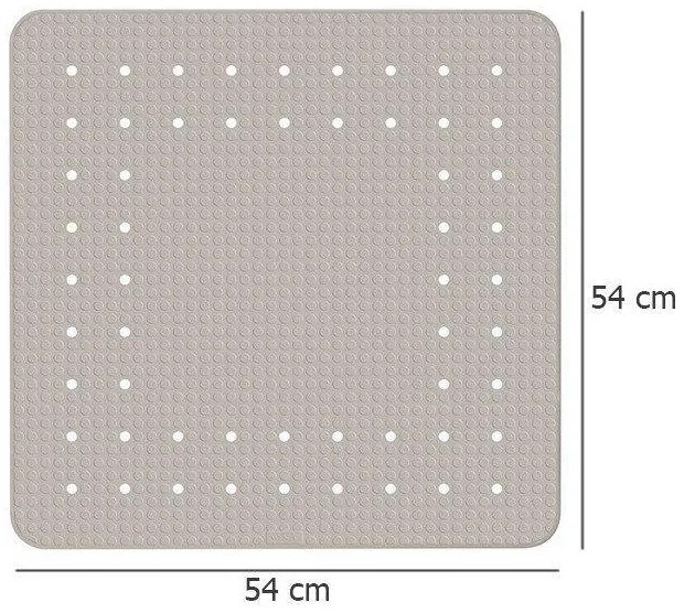Mata prysznicowa z antypoślizgową strukturą, 54 x 54 cm, WENKO