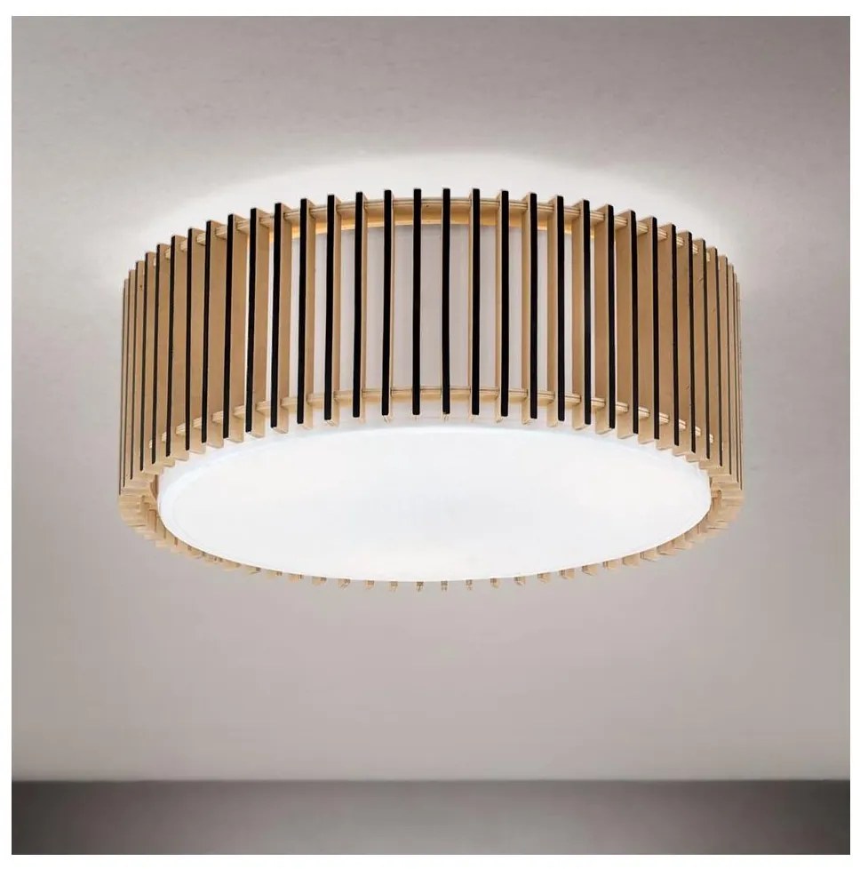 Orion - Lampa sufitowa TARTA 3xE27/40W/230V śr. 40 cm beżowa