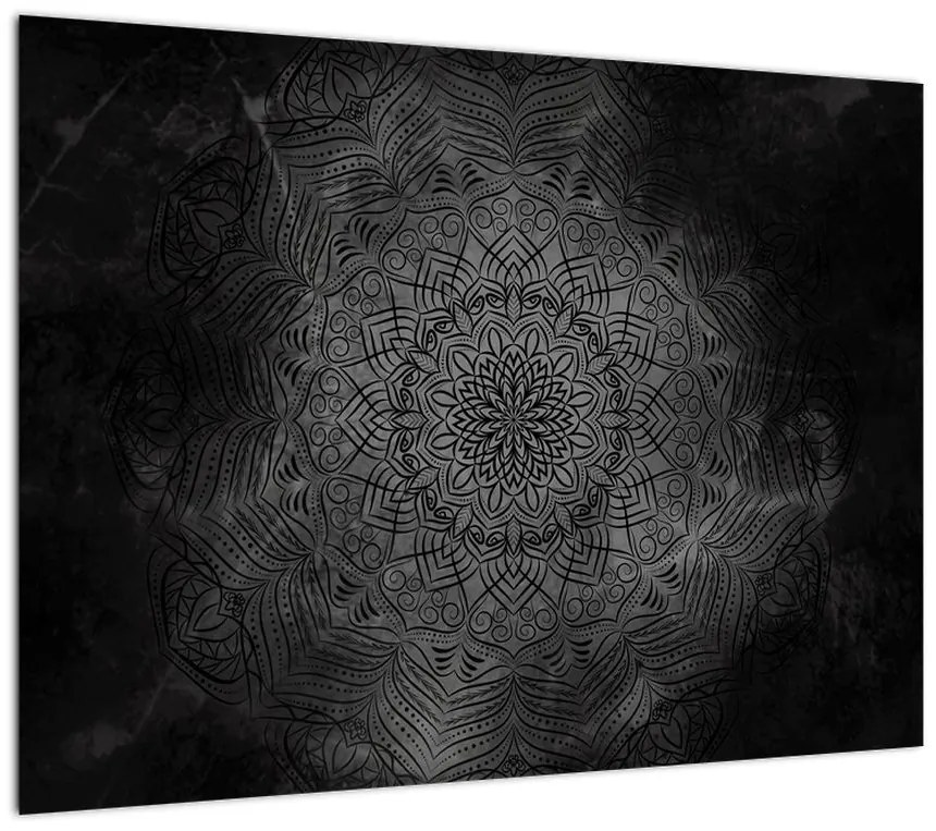 Obraz na szkle  - Mistyczna mandala (70x50 cm)