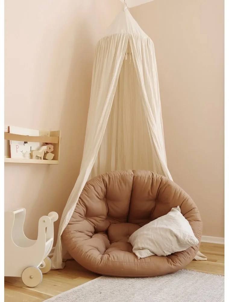 Rozkładany fotel z lnianym obiciem Karup Design Nido Linen