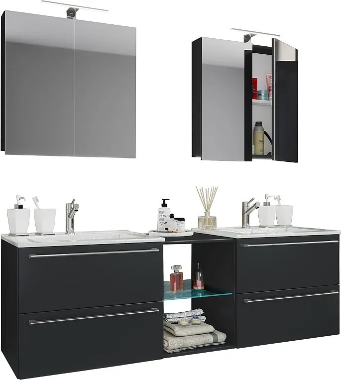 Umywalka 3-częściowa Badinos XXL