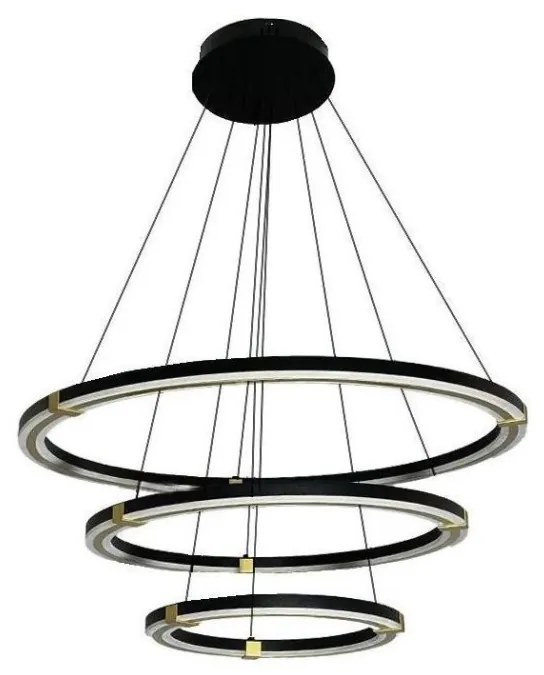 LED ściemnialny żyrandol na linkę LED/235W/230V 3000-6500K + DO