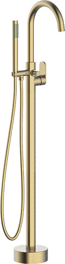 Charme II kolumna mechaniczna do wanny wolnostojącej szczotkowane złoto - Essebagno