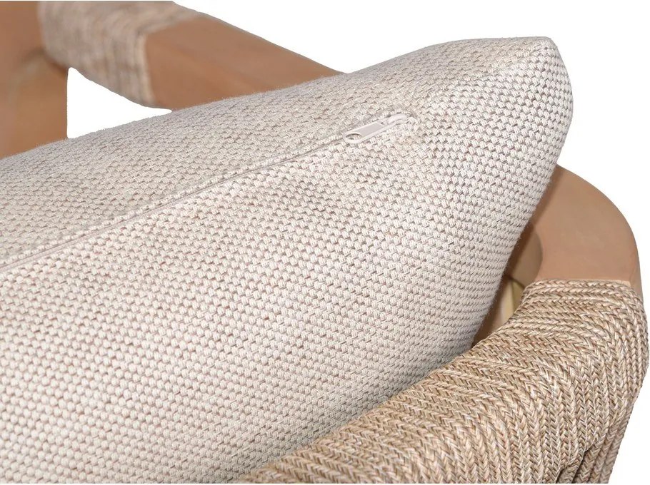 Drewniane krzesła ogrodowe w naturalnym kolorze zestaw 2 szt. Bogota – Garden Pleasure