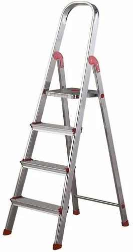 Rolser Schodki aluminiowe do profesjonalnego zastosowania Unica, 4 stopnie, 4 stopnie