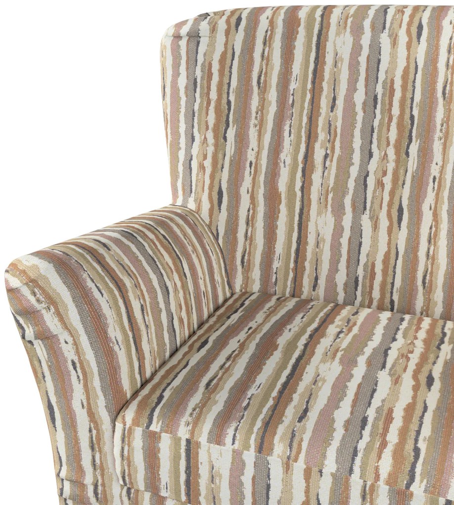 Pokrowiec na fotel Tomelilla wysoki z zakładkami