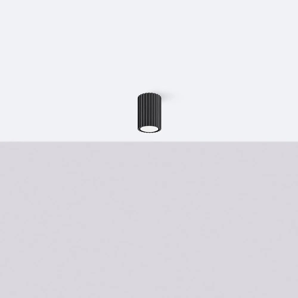 Czarna lampa punktowa Gleam – Sollux