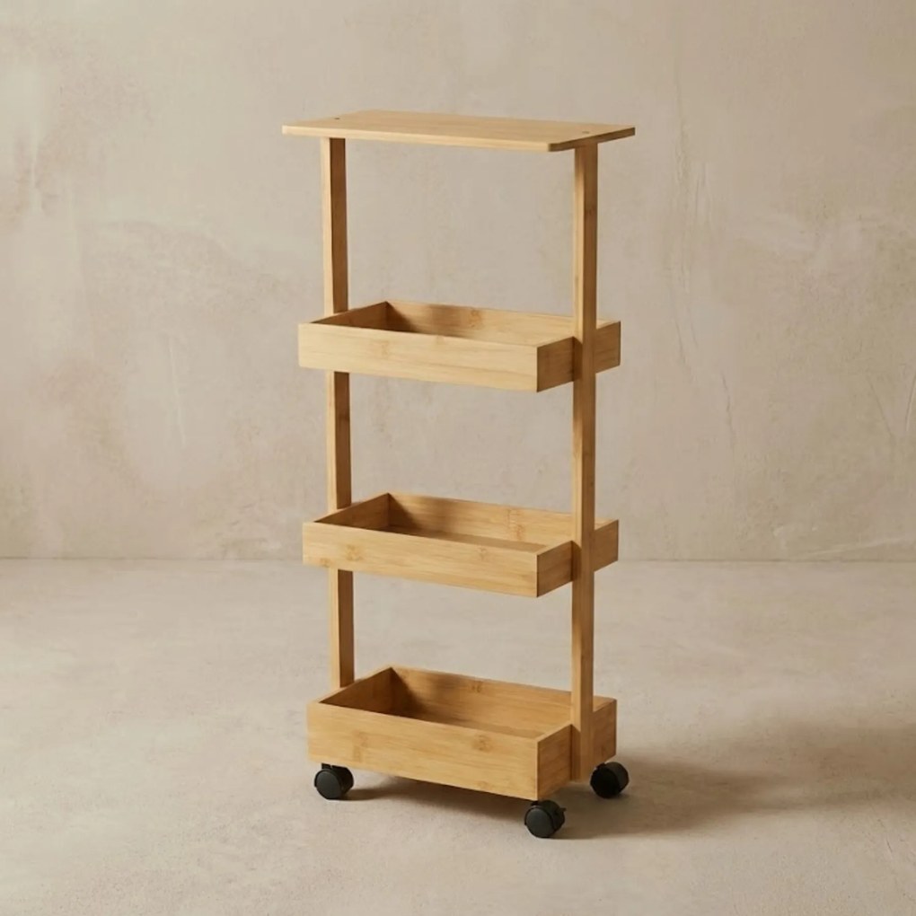 Regał kuchenny na kółkach HYGA, 87,5 cm