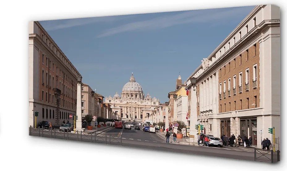 Duży obraz na płótnie Zabytkowe Ulice Rzymu