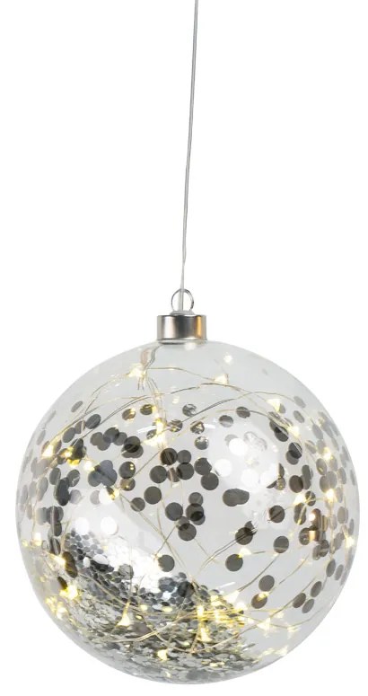 Duża LED świetlna kula z konfetti