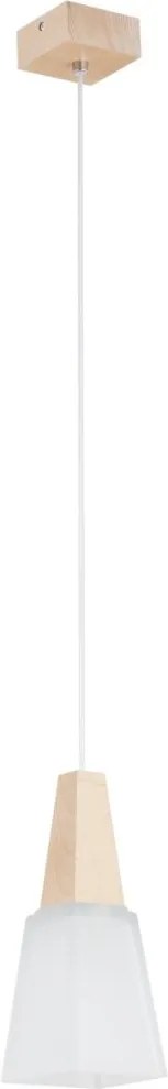 Lampa wisząca na przewodzie TOTI 1xE27/15W/230V beżowa