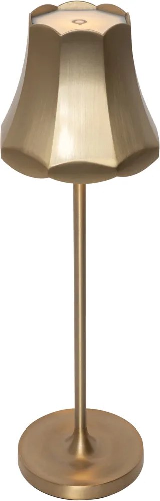 Retro Lampa stołowa złota ładowana IP44 - Granny