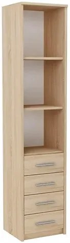 Skandynawski regał do salonu dąb sonoma M6-G01