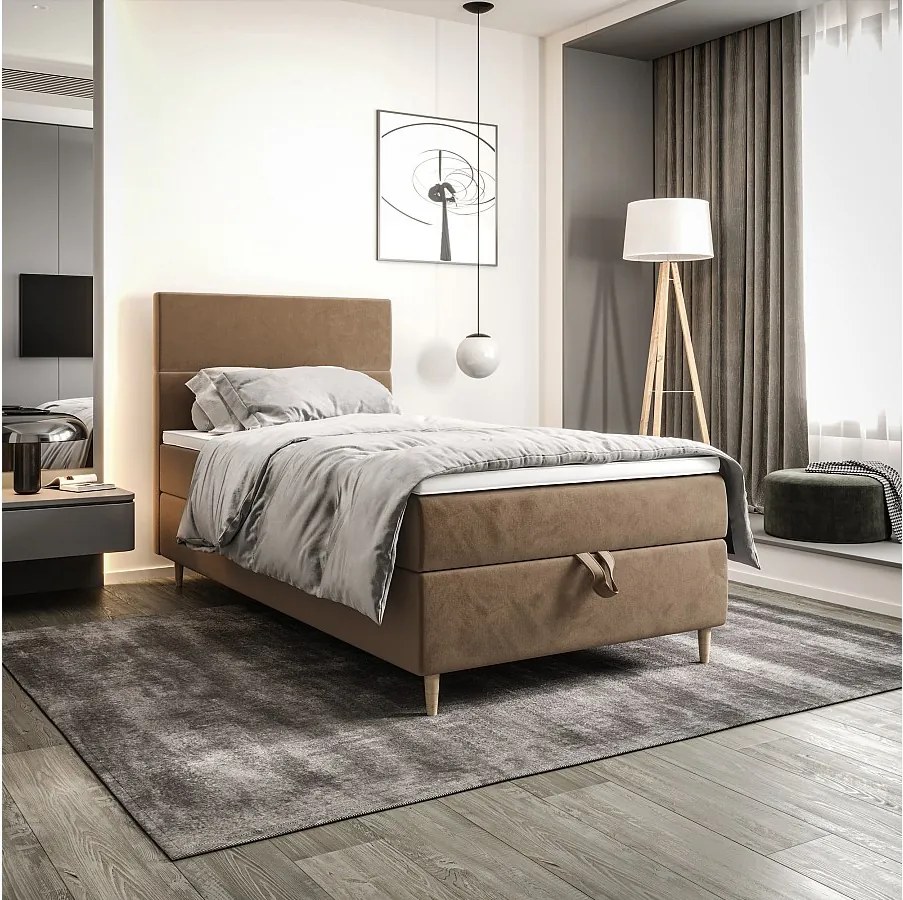 Łóżko kontynentalne FLO 90x200 Itaka 48