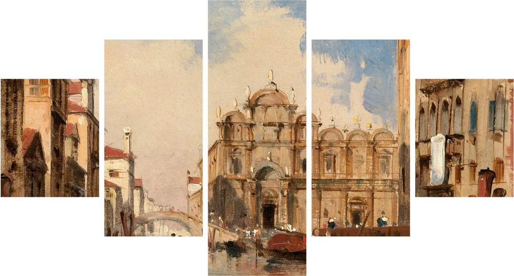 Obraz - Jules-Romain Joyant, The Scuola di San Marco, Venice, reprodukcje (125x70 cm)