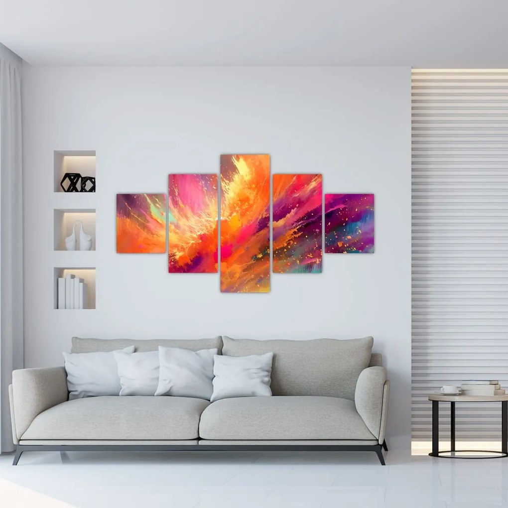 Obraz - Dynamiczna abstrakcja (125x70 cm)