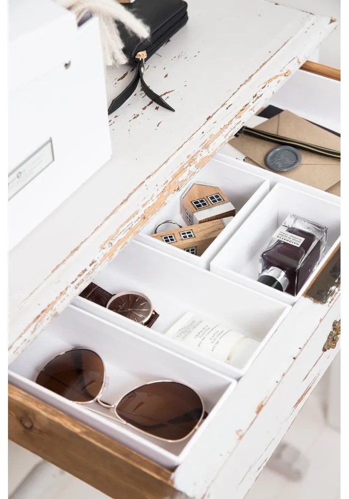 Kartonowe organizery do szuflady zestaw 5 szt. Emma Paper Laminate – Bigso