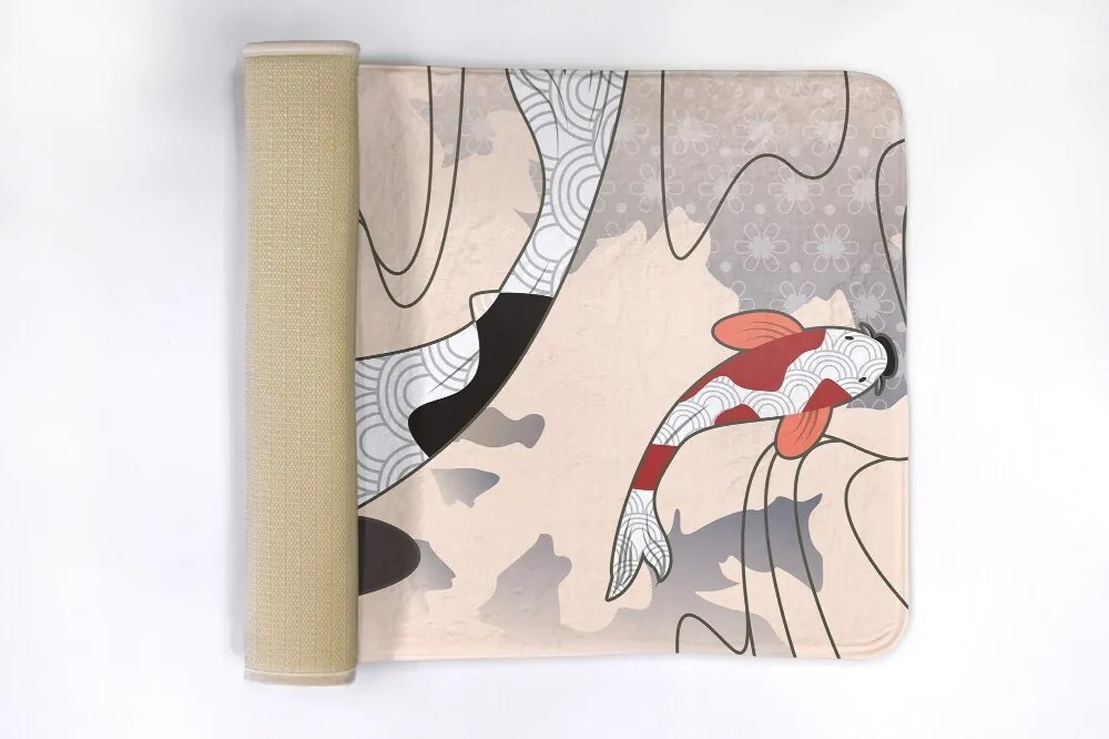 Dywanik łazienkowy antypoślizgowy Dywanik łazienkowy antypoślizgowy Karpie Koi