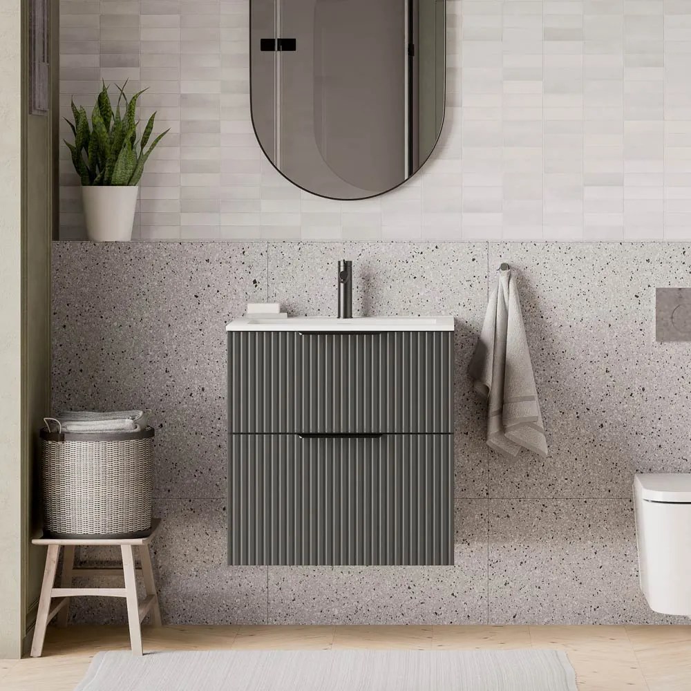 Umywalka Duravit z szafką pod umywalkę TIM 60 cm