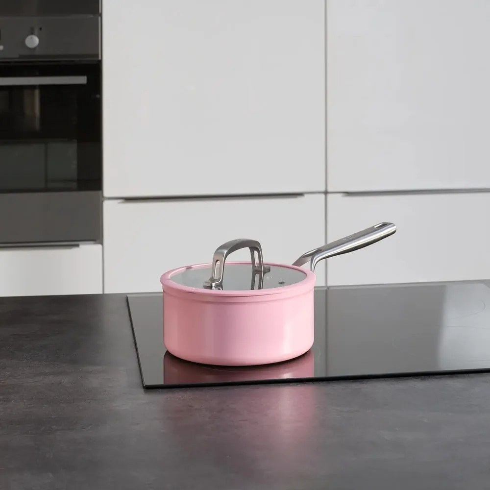 Garnek aluminiowy z pokrywką/z nieprzywierającą powierzchnią odpowiedni na indukcję 2,4 l Meda 3.0 – FABINI