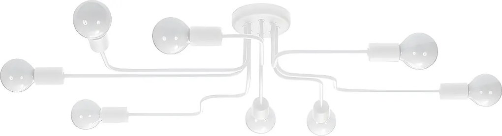 Żyrandol VECTOR 8 biały