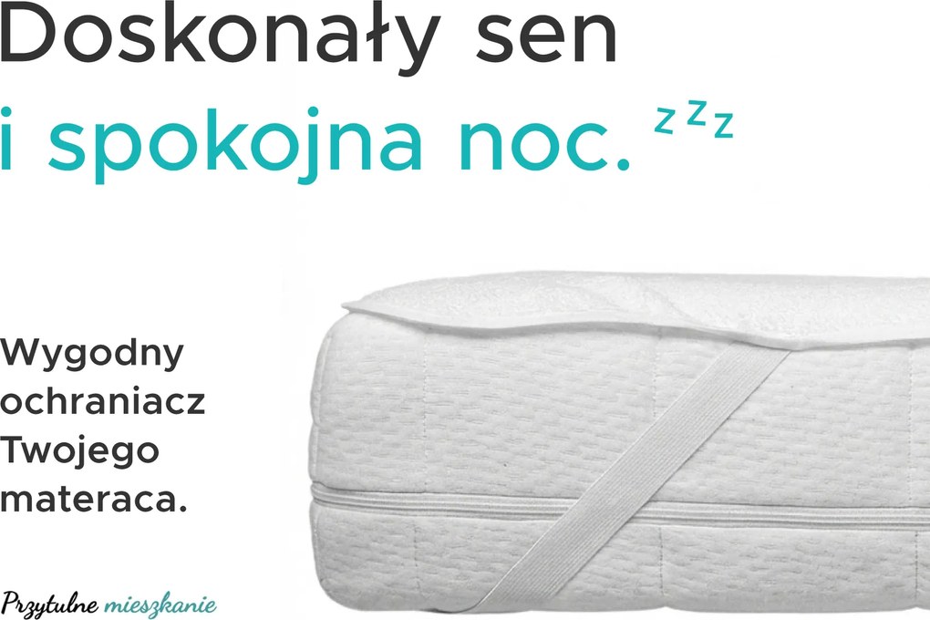 Nieprzepuszczalny ochraniacz na materac FROTTE na łóżeczko 60 x 120 cm
