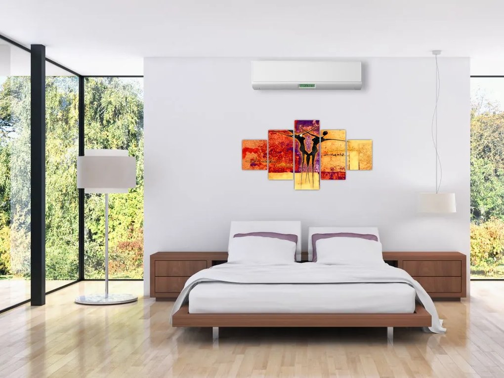 Obraz - Afrykańskie boginie (125x70 cm)