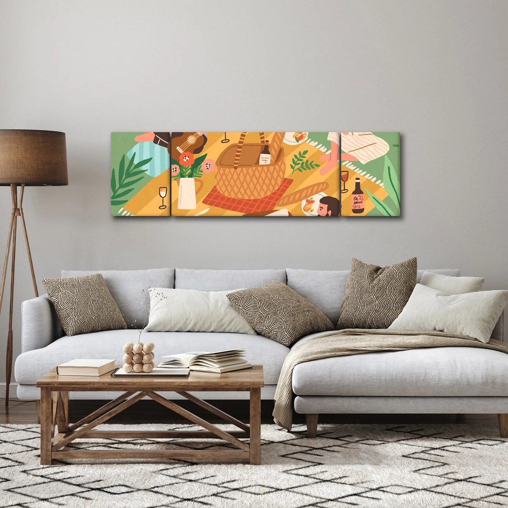 Obraz - Letnia miłość (170x50 cm)