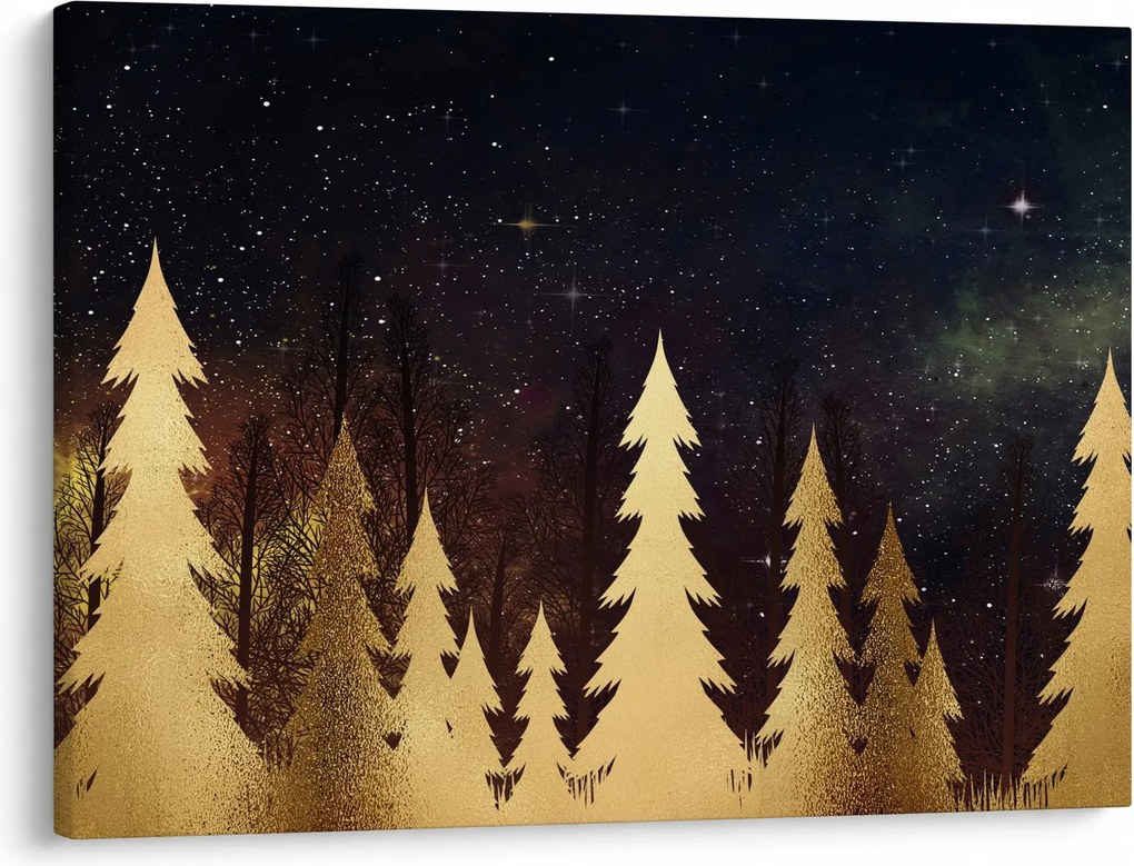 Obraz - Złota noc (70x50 cm)