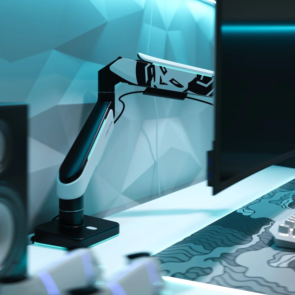 Uchwyt na monitor LED RGB X-Arm