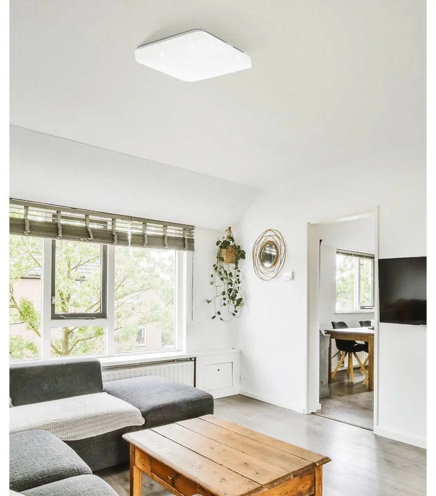 Biała lampa sufitowa LED 43x43 cm FRANIA – EGLO