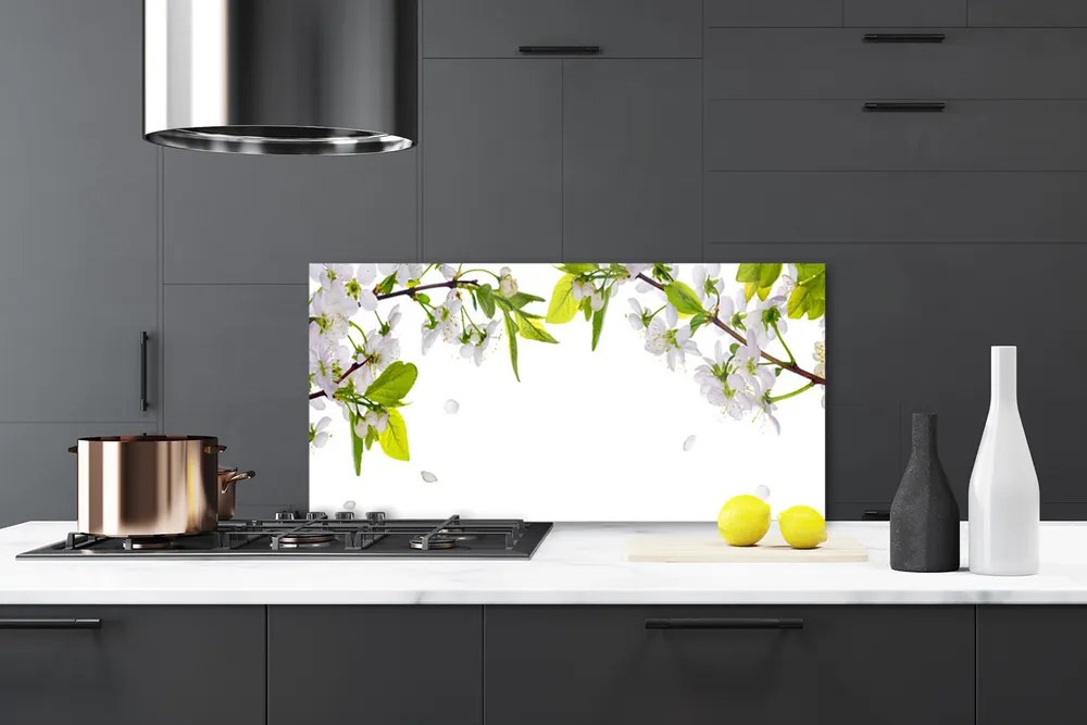 Panel nad blat kuchenny Makro Płatków Kwiatów