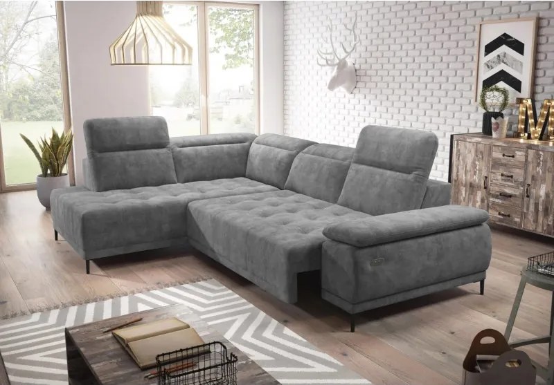 Narożnik FOCUS L z elektryczną regulacją siedziska WERSAL