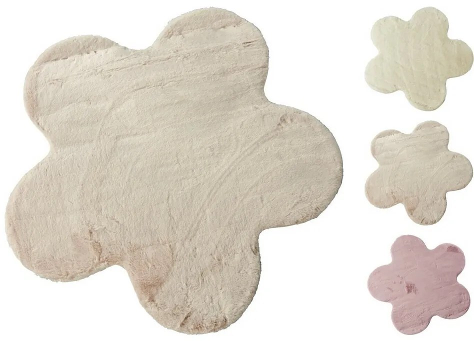 Dywan Flower Ivory, śr. 90 cm