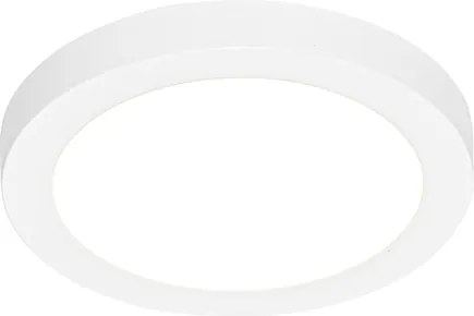 Zestaw 6 reflektorów wpuszczanych lub natynkowych biały 18 cm z LED z 3-stopniową funkcją ściemniania do ciepłej barwy - Trans