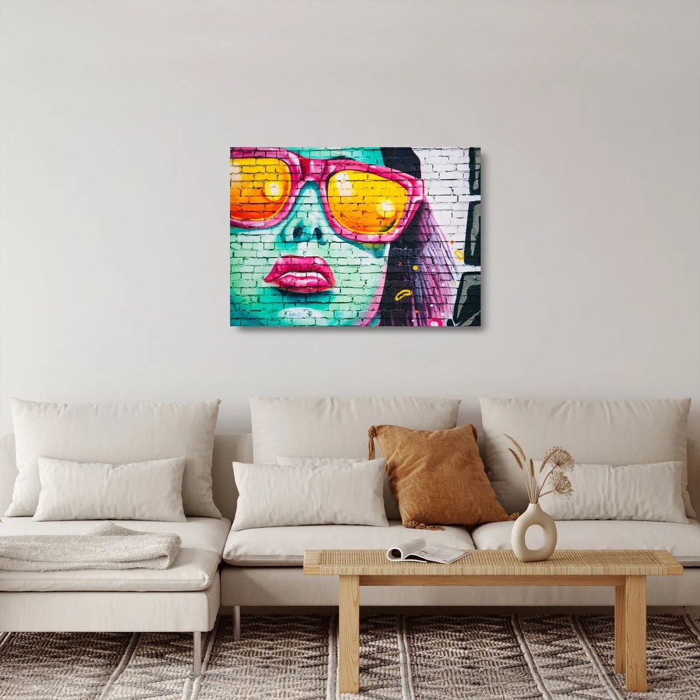 Obraz na szkle - Graffiti (70x50 cm)
