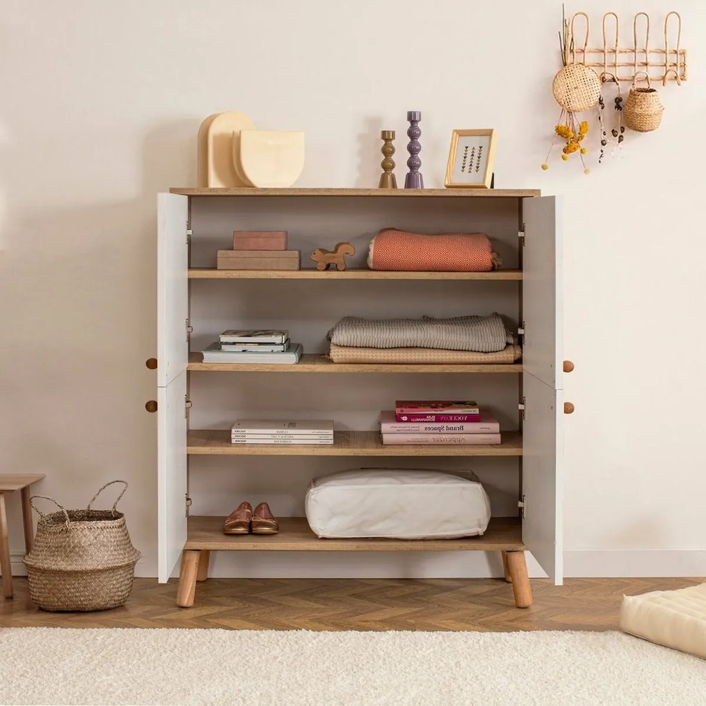 Szafka Posy White and Yellow