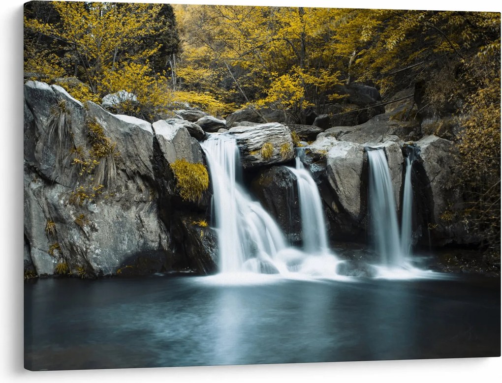 Obraz - Wodospady, Lushan, Chiny (70x50 cm)