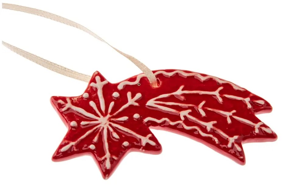 Ozdoba świąteczna ceramiczna 9 cm Gingerbread Comet – Dakls