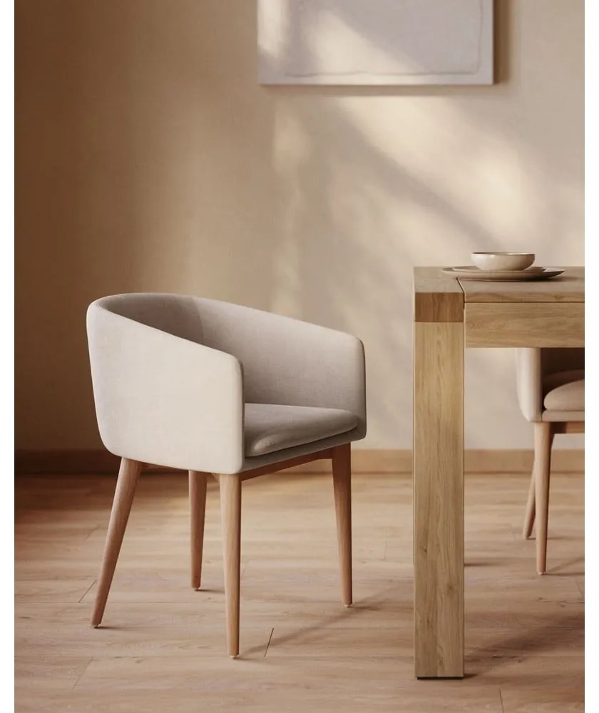 Kremowe krzesło Harlan – Kave Home