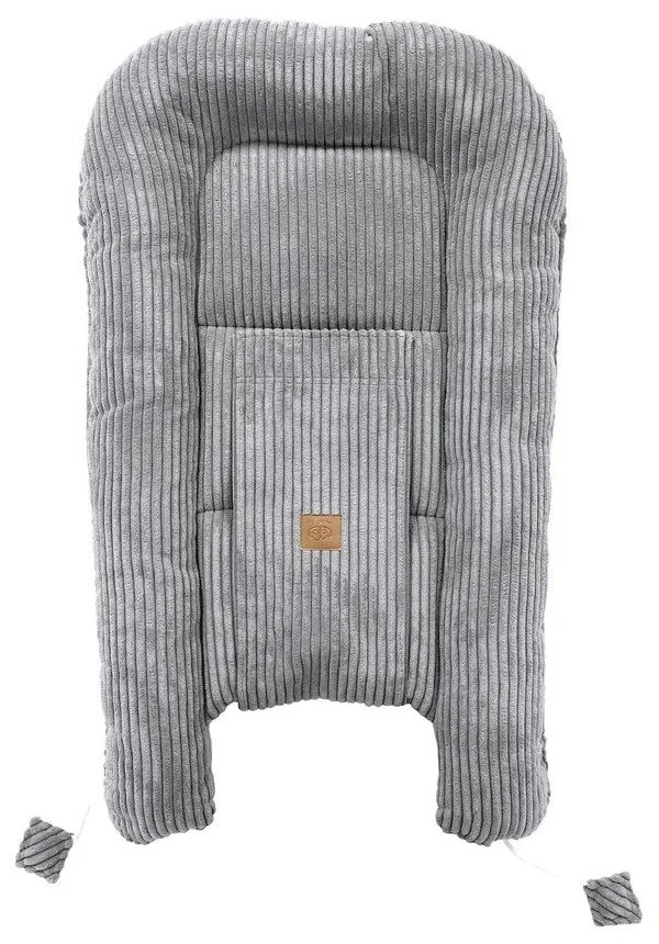 Szary kokon dla niemowląt 55x83 cm – Meowbaby