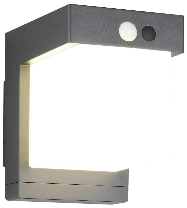 Zewnętrzna solarna lampa ścienna LED (wysokość 14 cm) Colombo – Reality