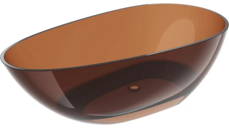 Mexen Glass earth wanna wolnostojąca transparentna 170 x 85 cm, korek chrom - 58061708505