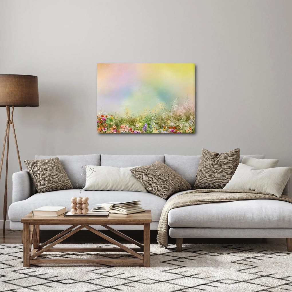 Obraz - Malowana łąka 2 (70x50 cm)