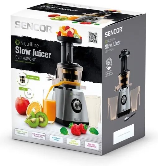 Sencor SSJ 4050NP wyciskarka wolnoobrotowa, czarny
