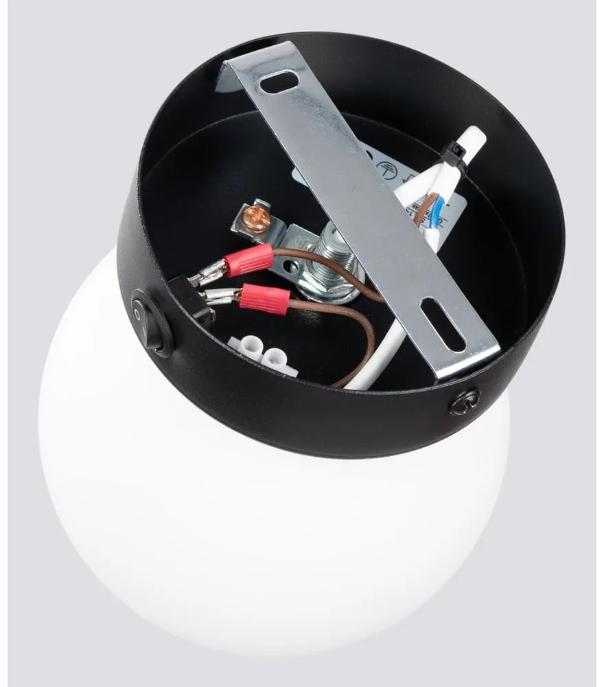 Czarno-biały kinkiet Blaze – Sollux