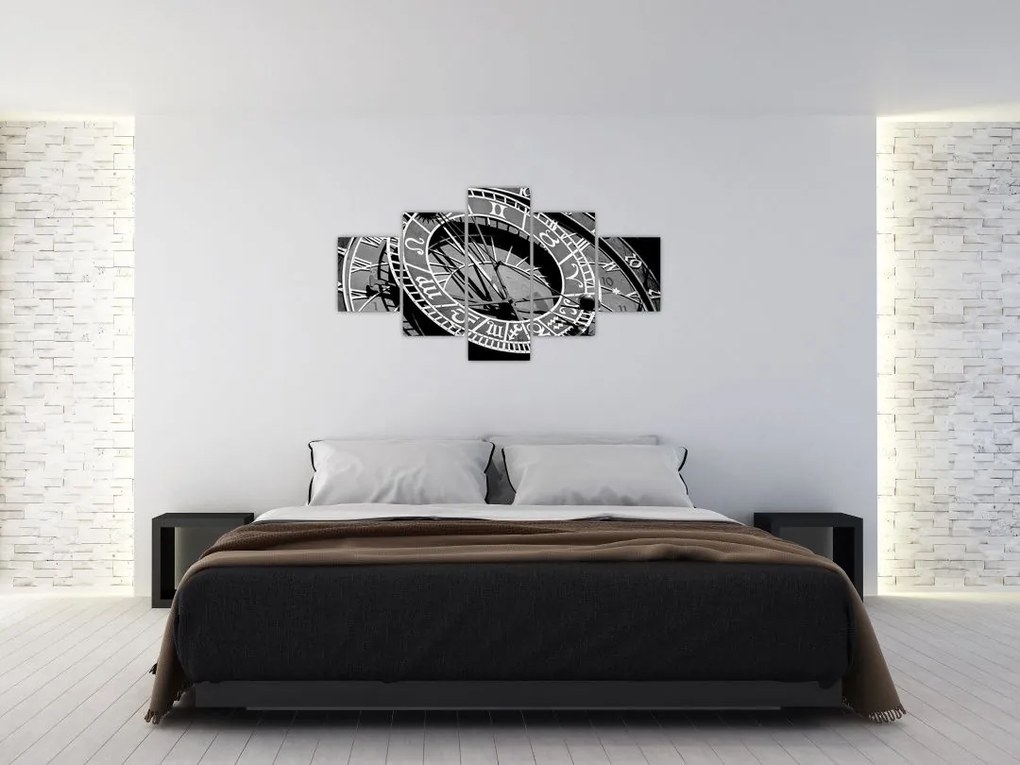 Obraz - Zegar astronomiczny, Praga, Czechy (125x70 cm)