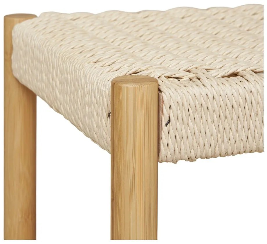 Bambusowy zestaw do przedpokoju w naturalnym kolorze Ember – House Nordic