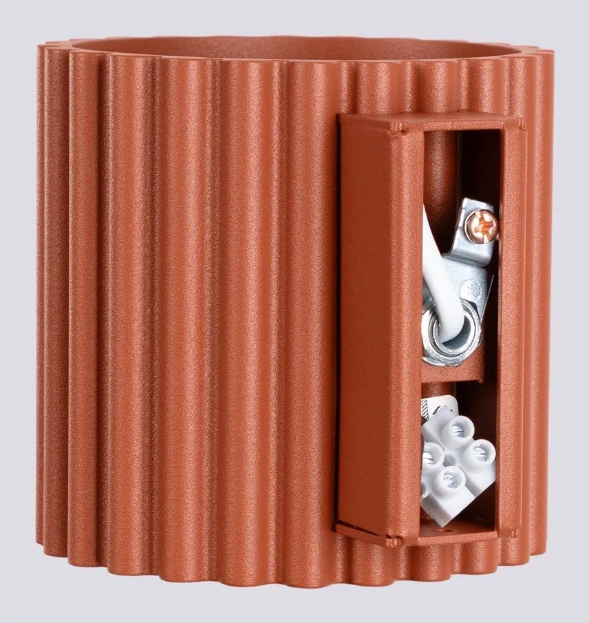 Pomarańczowy kinkiet ø 10 cm Zora – Sollux