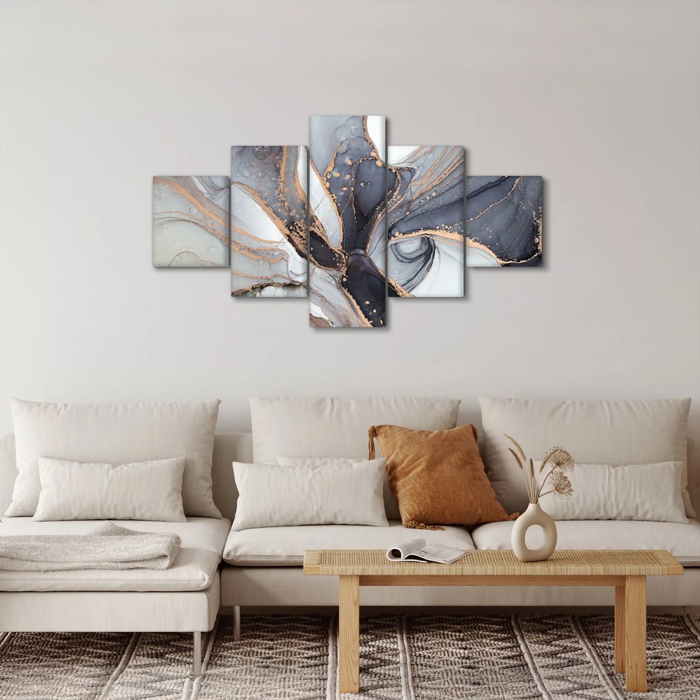 Obraz - Szary marmur (125x70 cm)
